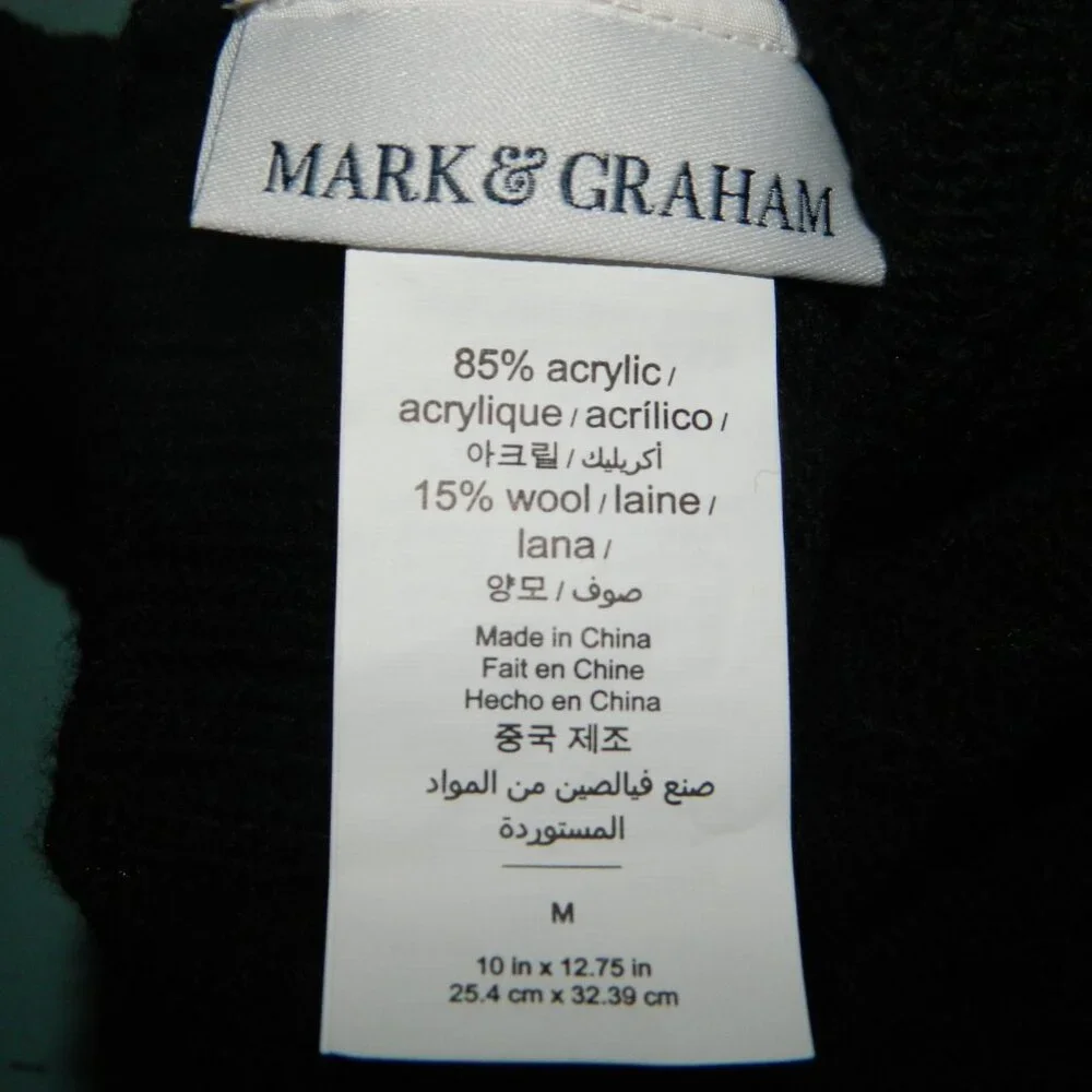 Mark & Graham Cable Knit Dog Sweater 